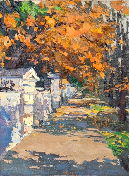 Along the autumn alleys